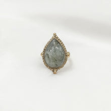 Load image into Gallery viewer, Ring India Labradorite Drop
