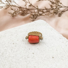 Load image into Gallery viewer, Ring Antique Red Coral
