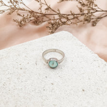 Load image into Gallery viewer, Ring Miss Blue Agate Dot
