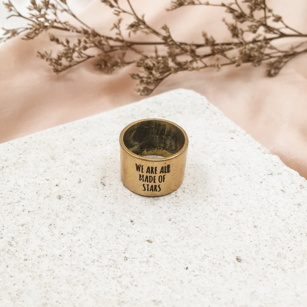 Ring Quote Big Gold S