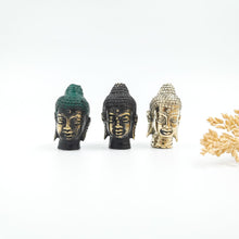 Load image into Gallery viewer, Brass Incense Holder Buddha Head
