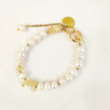 Load image into Gallery viewer, Bracelet Half Pearl Stone Special Lock
