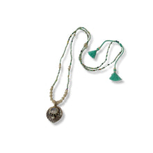 Load image into Gallery viewer, Necklace Yoga Moon Charm
