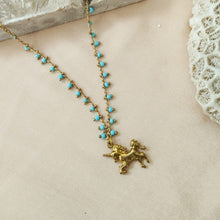 Load image into Gallery viewer, Necklace Mini Beads Unicorn
