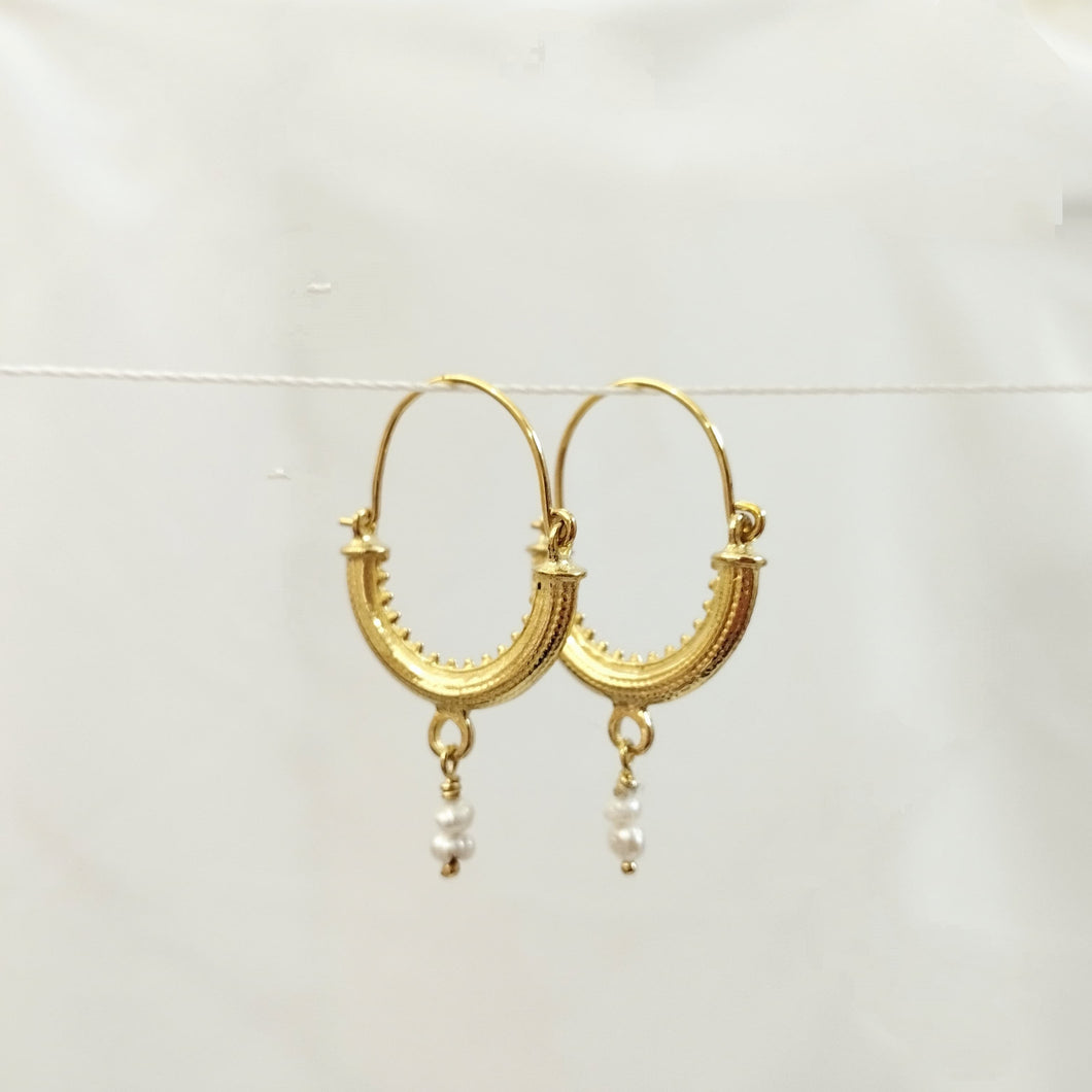 Earring Khalesi Antique Pearl
