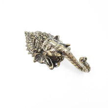 Load image into Gallery viewer, Brass Hook Ganesha Small
